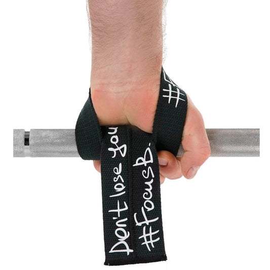 Weight Lifting Straps #FocusB White