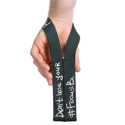 Weight Lifting Straps #FocusB White