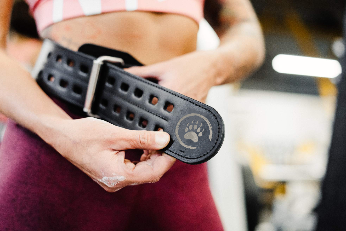 Leather Weightlifting Belt